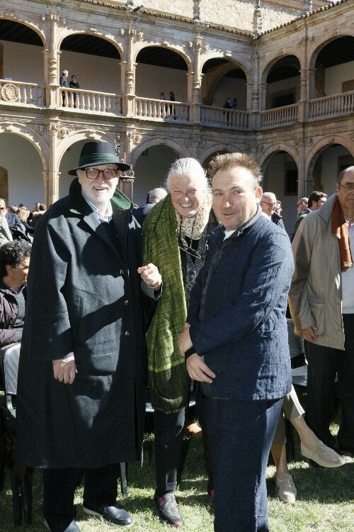 Miquel Barceló realiza una performance en el Colegio Arzobispo Fonseca de Salamanca