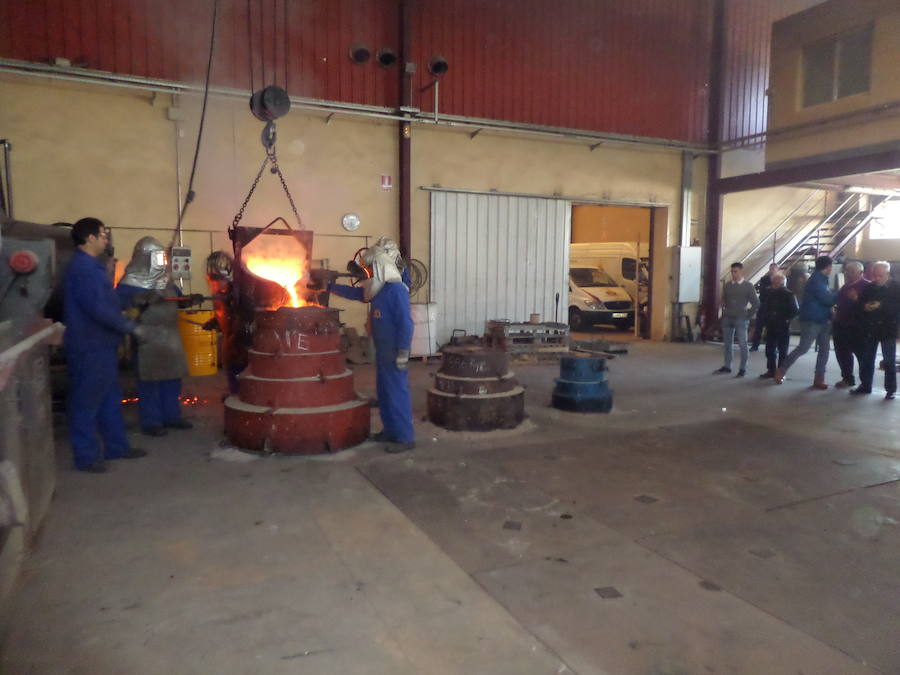 Jornada de puertas abiertas en la fábrica Campanas de Saldaña
