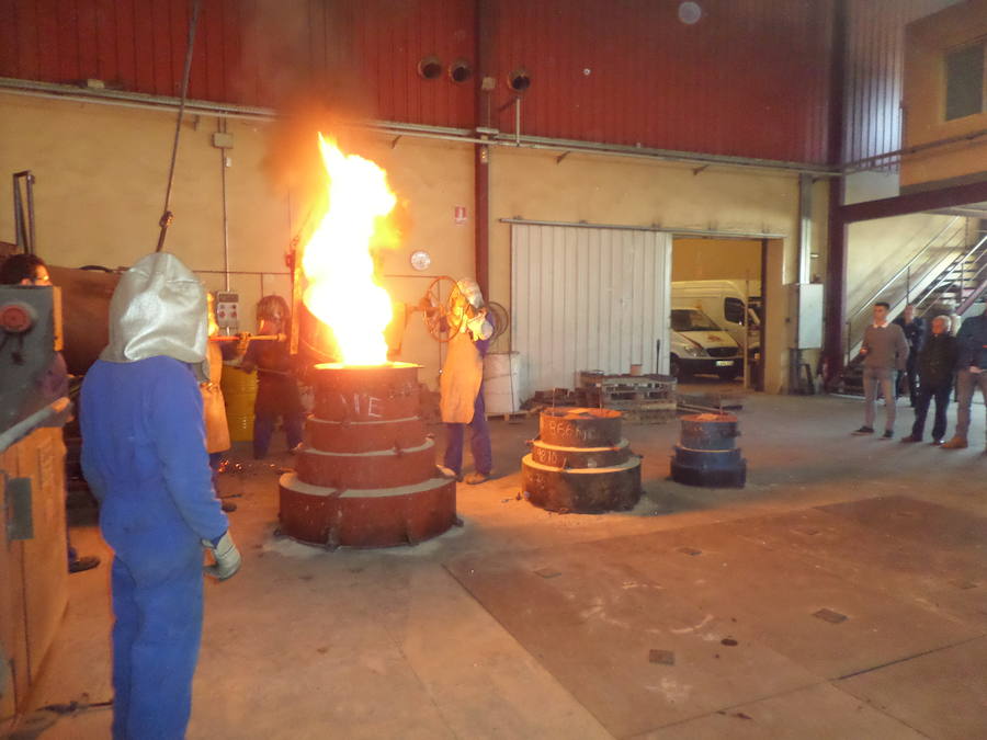 Jornada de puertas abiertas en la fábrica Campanas de Saldaña