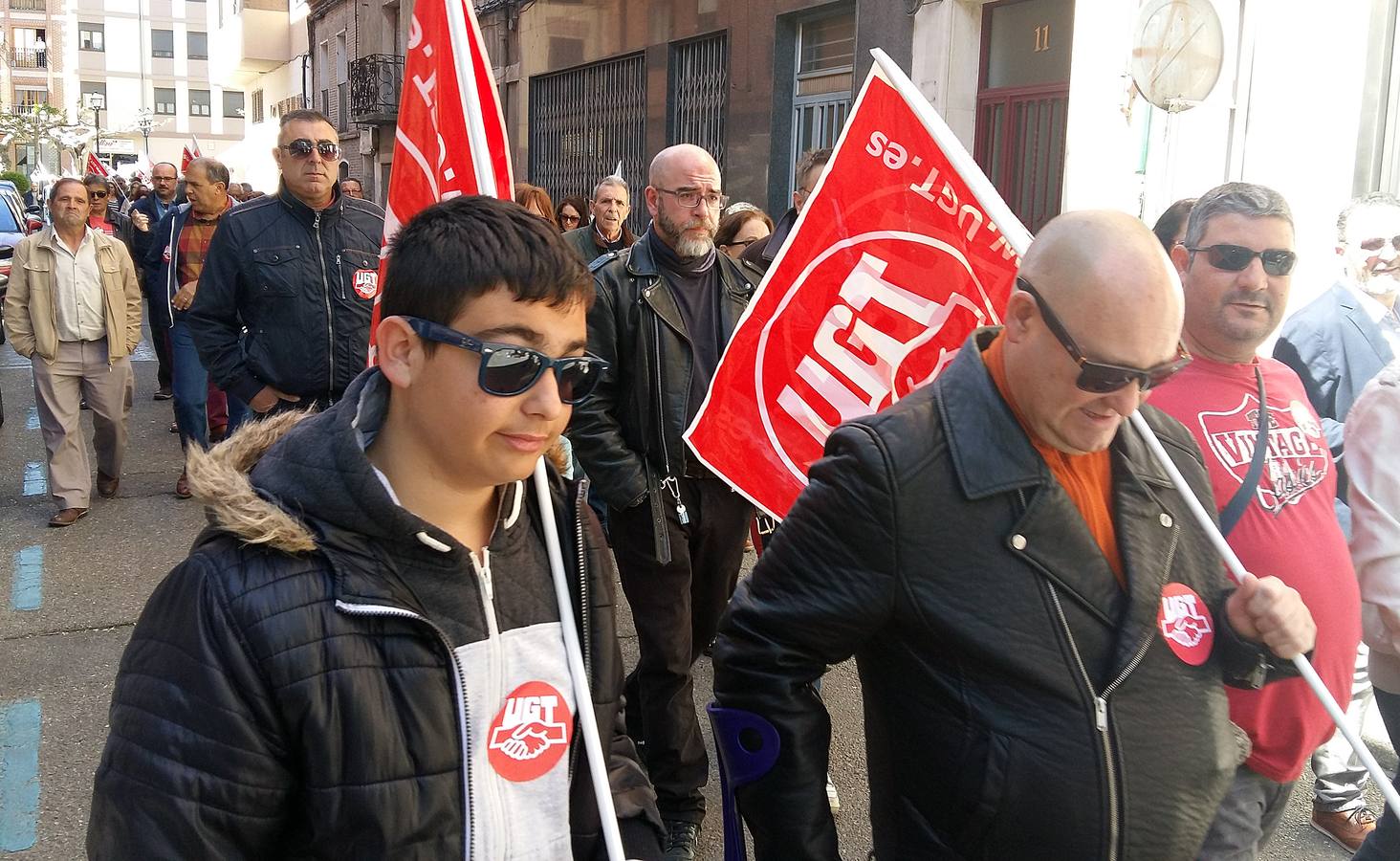Manifestación del Primero de Mayo en Medina del Campo