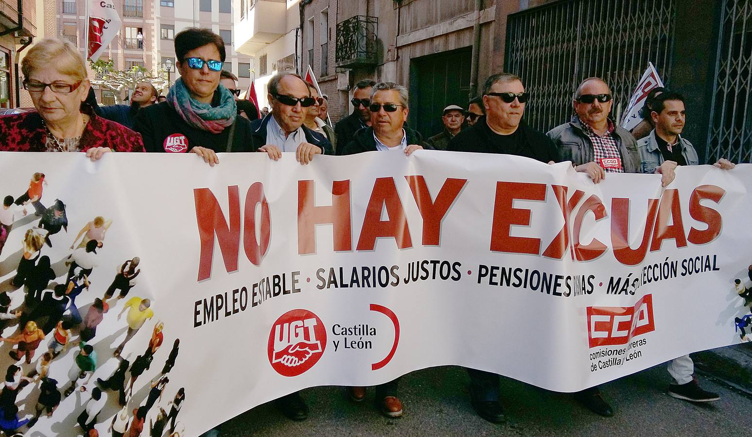 Manifestación del Primero de Mayo en Medina del Campo