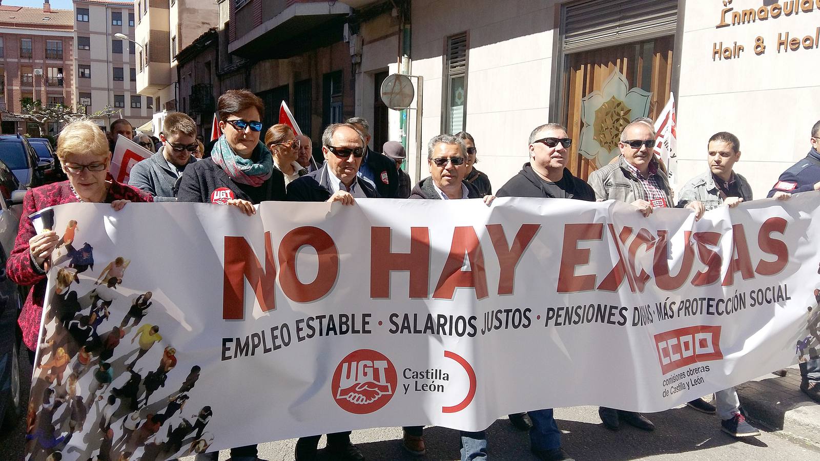 Manifestación del Primero de Mayo en Medina del Campo