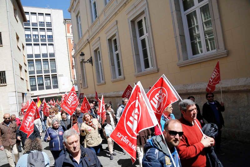 Manifestación del Primero de Mayo en Palencia