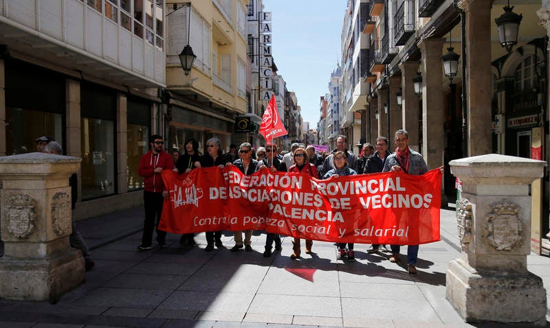 Manifestación del Primero de Mayo en Palencia
