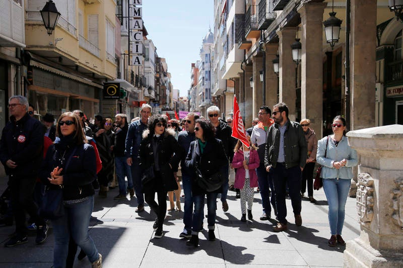 Manifestación del Primero de Mayo en Palencia