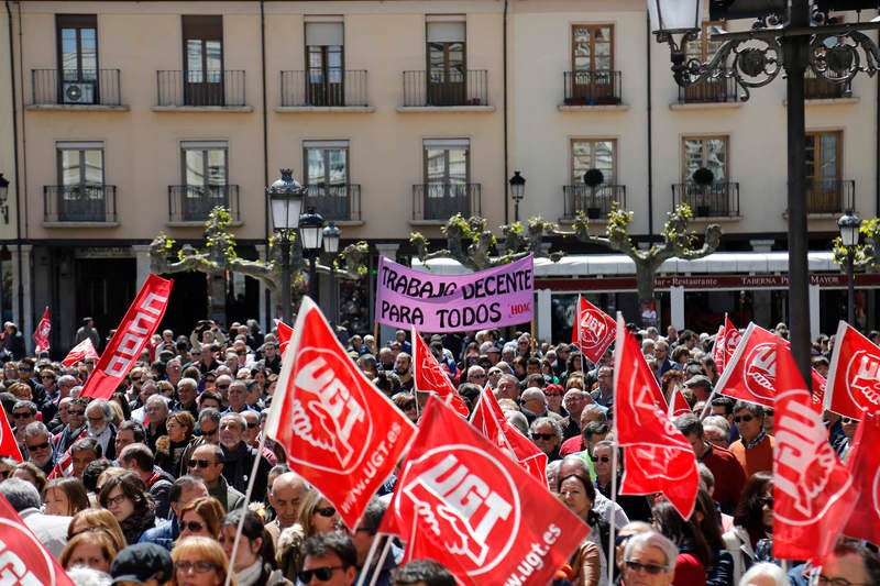 Manifestación del Primero de Mayo en Palencia