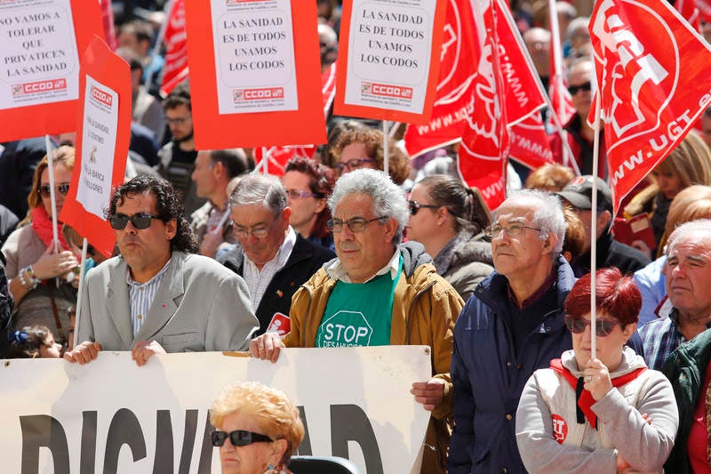 Manifestación del Primero de Mayo en Palencia