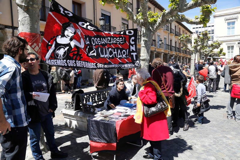 Manifestación del Primero de Mayo en Palencia