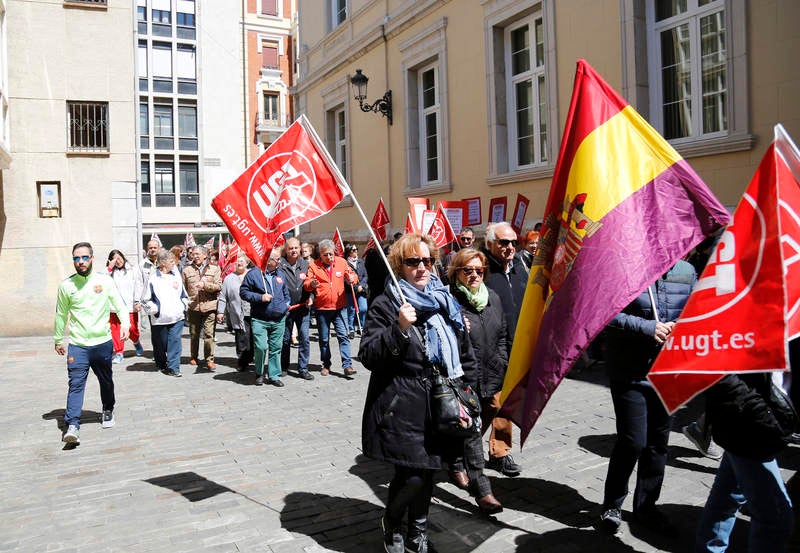Manifestación del Primero de Mayo en Palencia