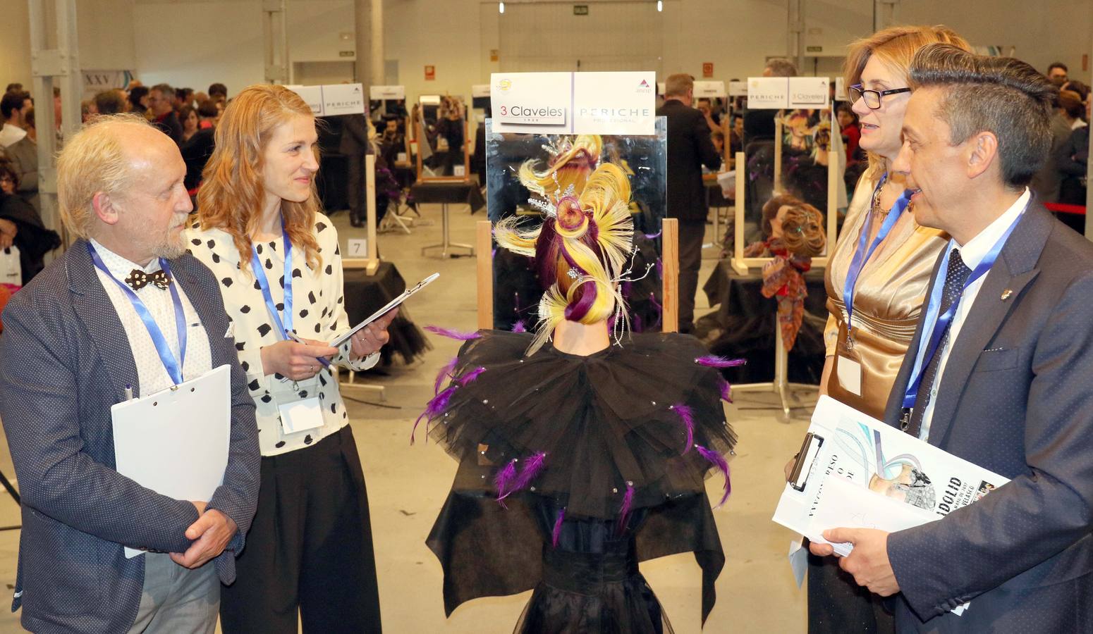 Campeonato Nacional de Peluquería celebrado en el LAVA de Valladolid