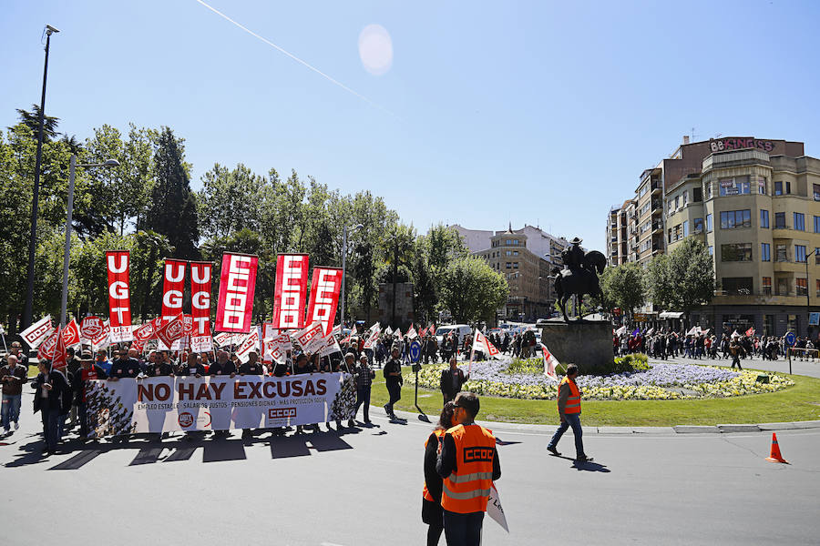 Manifestación del Primero de Mayo en Salamanca