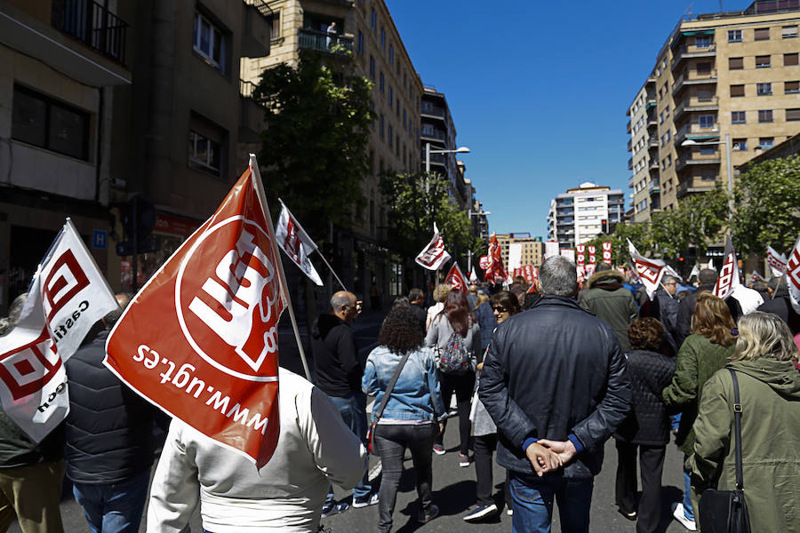 Manifestación del Primero de Mayo en Salamanca
