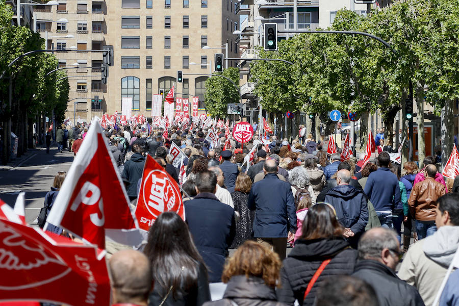 Manifestación del Primero de Mayo en Salamanca