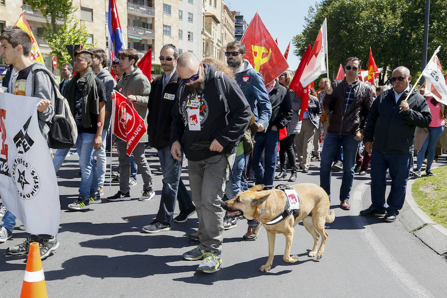 Manifestación del Primero de Mayo en Salamanca