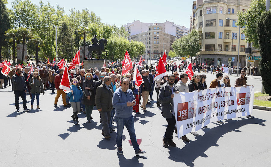 Manifestación del Primero de Mayo en Salamanca