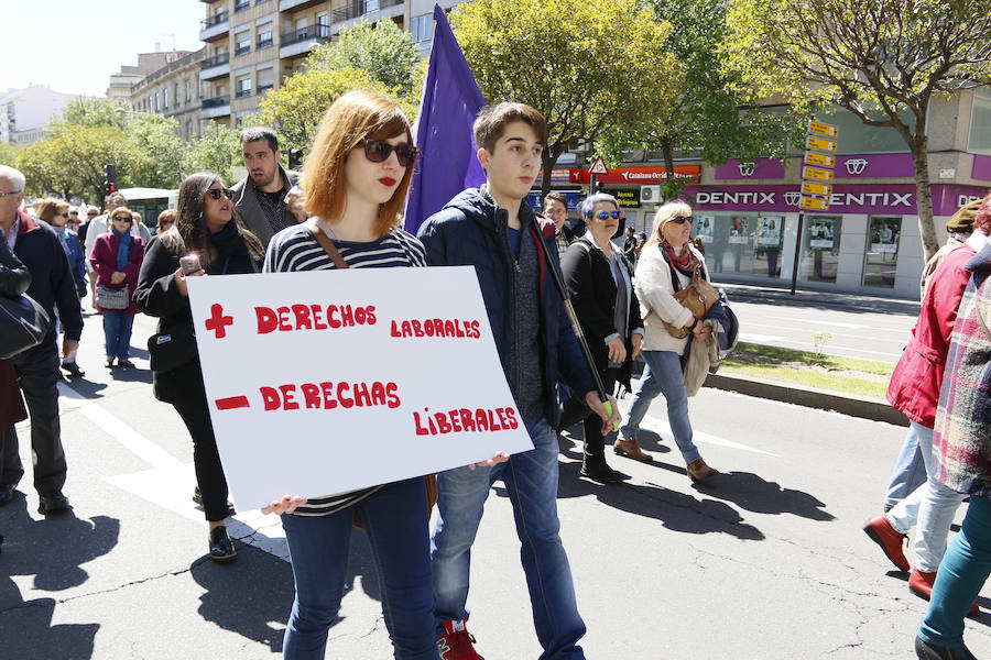 Manifestación del Primero de Mayo en Salamanca