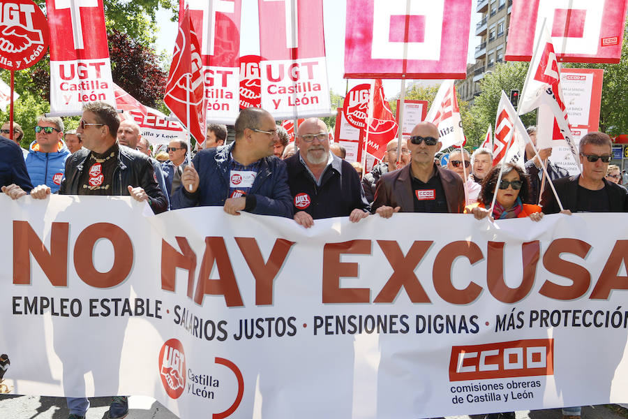 Manifestación del Primero de Mayo en Salamanca