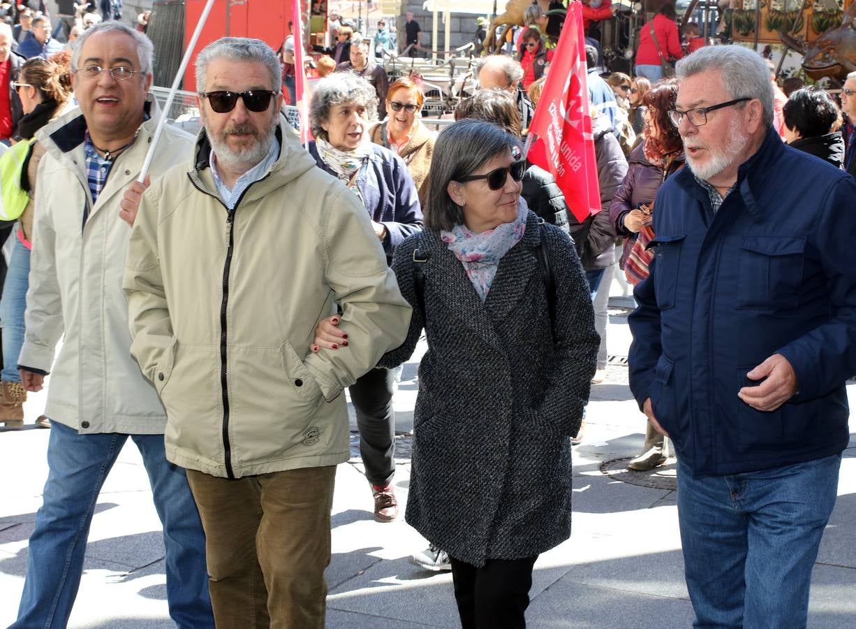 Manifestación del Primero de Mayo en Segovia