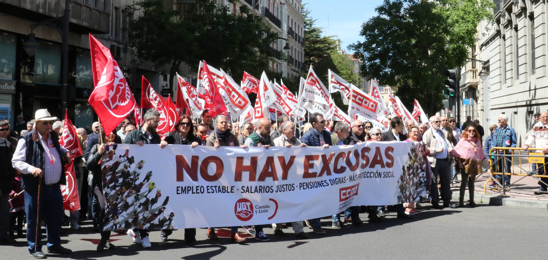 Manifestación del Primero de Mayo en Valladolid