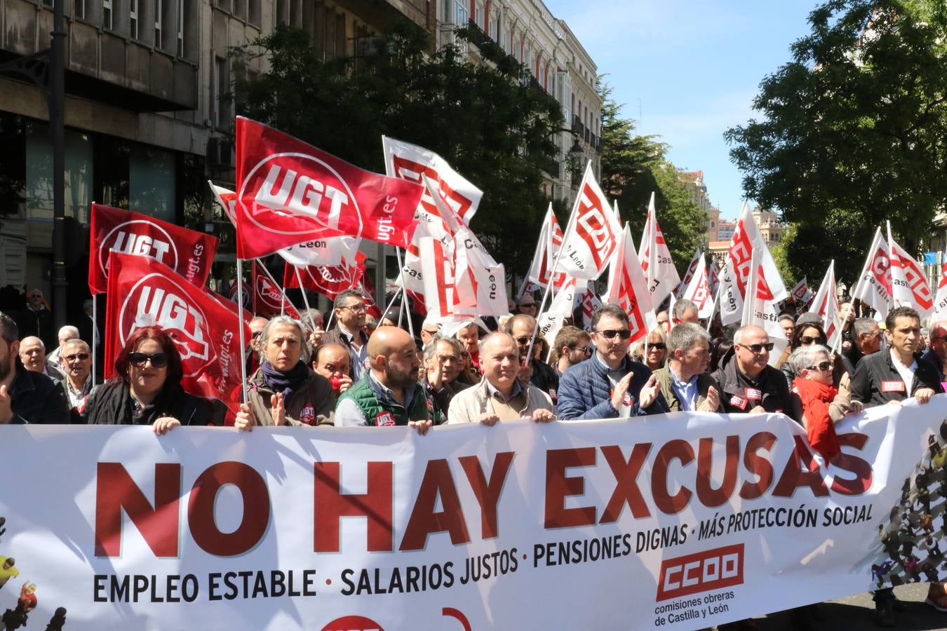 Manifestación del Primero de Mayo en Valladolid