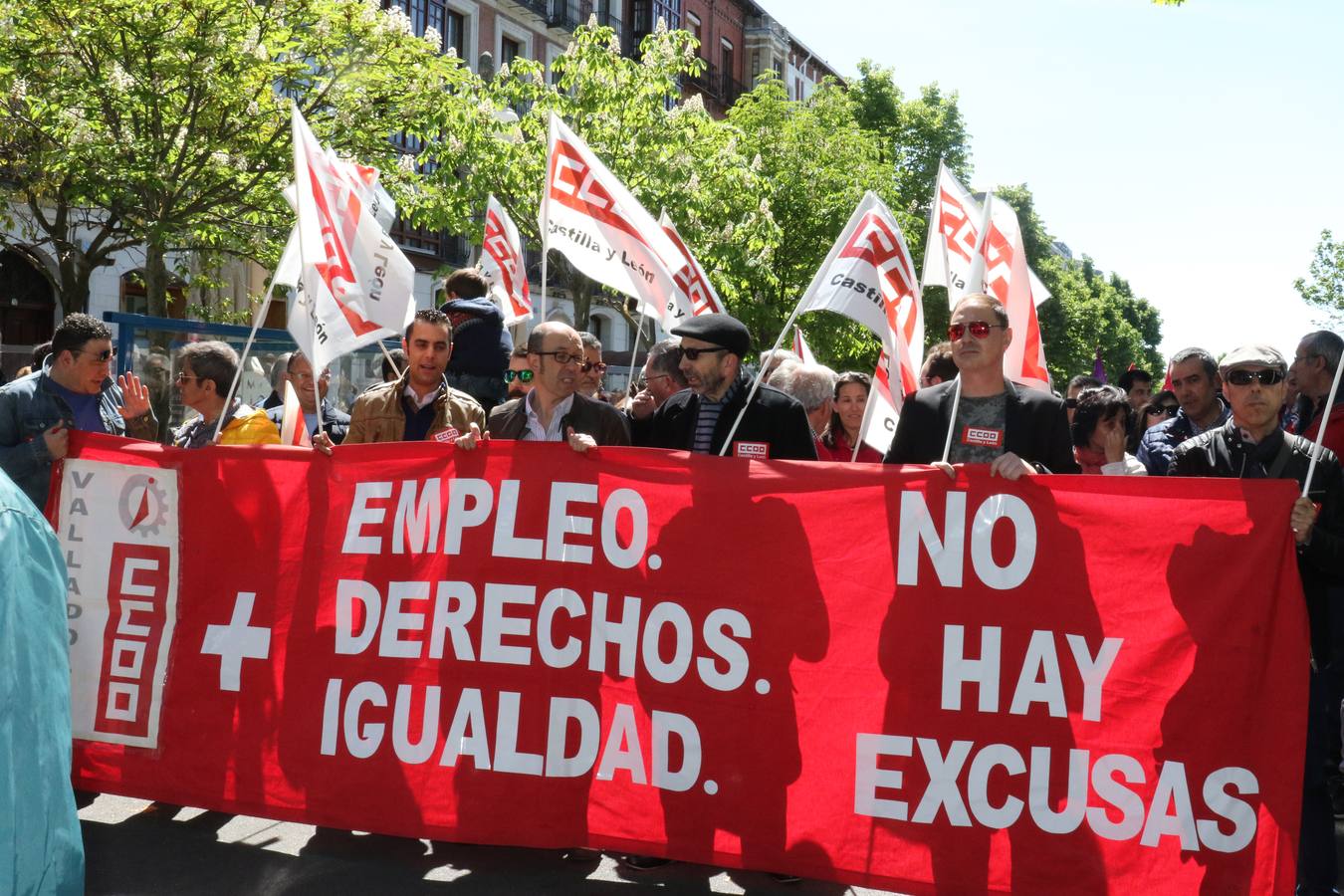 Manifestación del Primero de Mayo en Valladolid