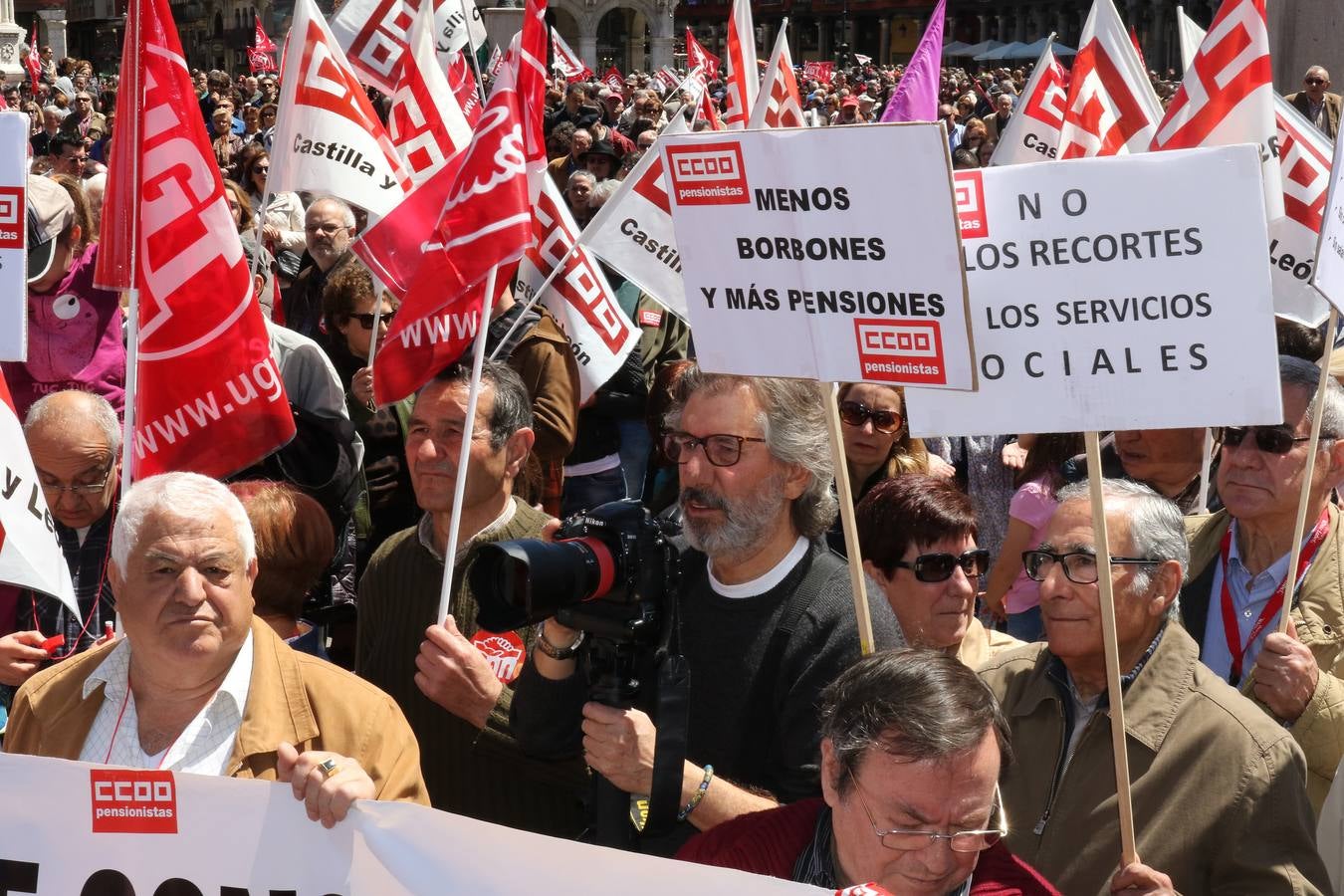 Manifestación del Primero de Mayo en Valladolid