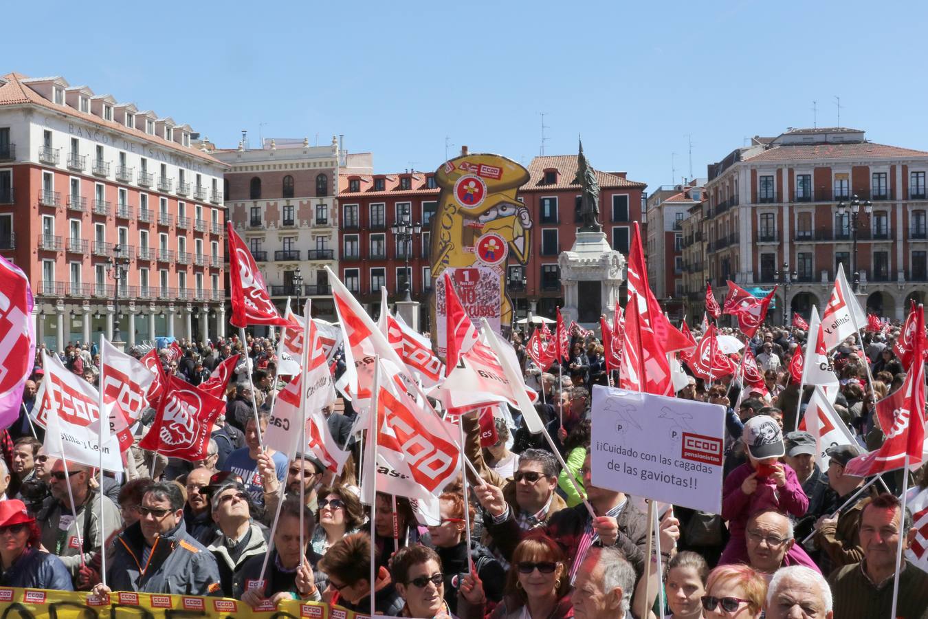 Manifestación del Primero de Mayo en Valladolid