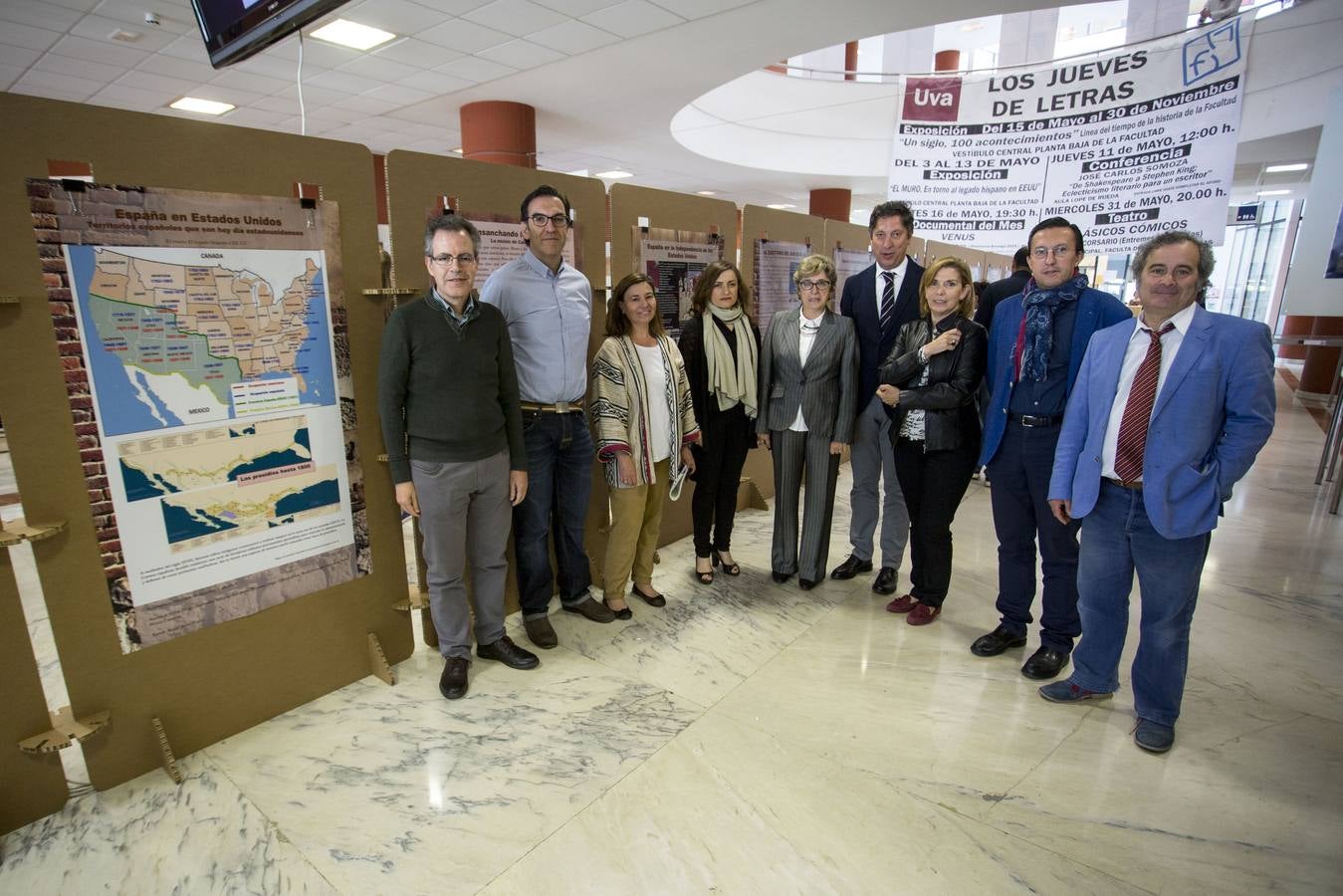 Exposición sobre la influencia hispana en Estados Unidos en la Facultad de Filosofía y Letras