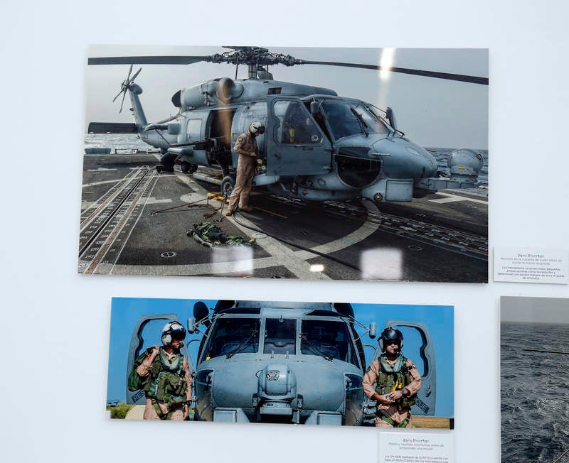 Inauguración de la exposición &#039;Misión Atalanta: La lucha contra la piratería en el Índico&#039; en el Centro Cultural Lecrác de Palencia