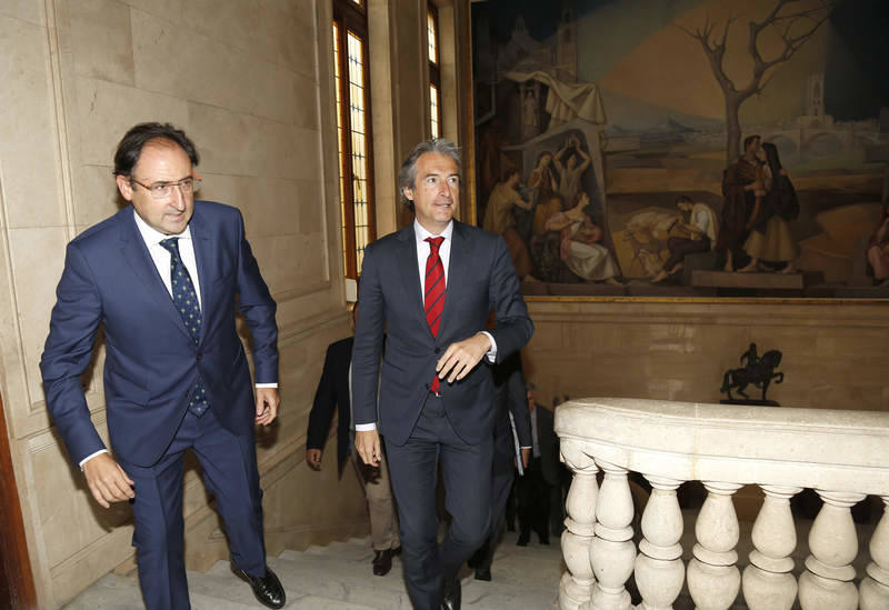 Visita del ministro de Fomento, Íñigo de la Serna, a Palencia
