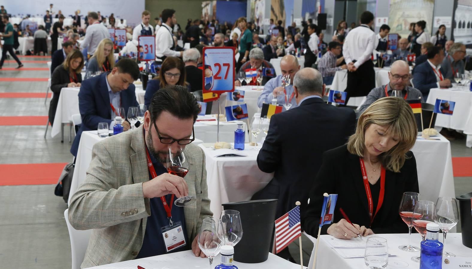 Arrancan en la Feria Internacional de Valladolid las catas a ciegas del Concurso Mundial de Bruselas