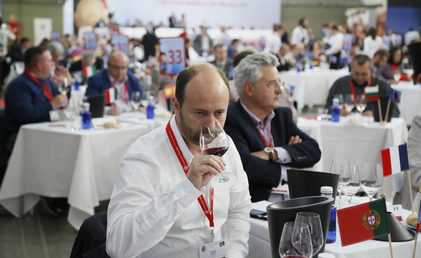 Arrancan en la Feria Internacional de Valladolid las catas a ciegas del Concurso Mundial de Bruselas