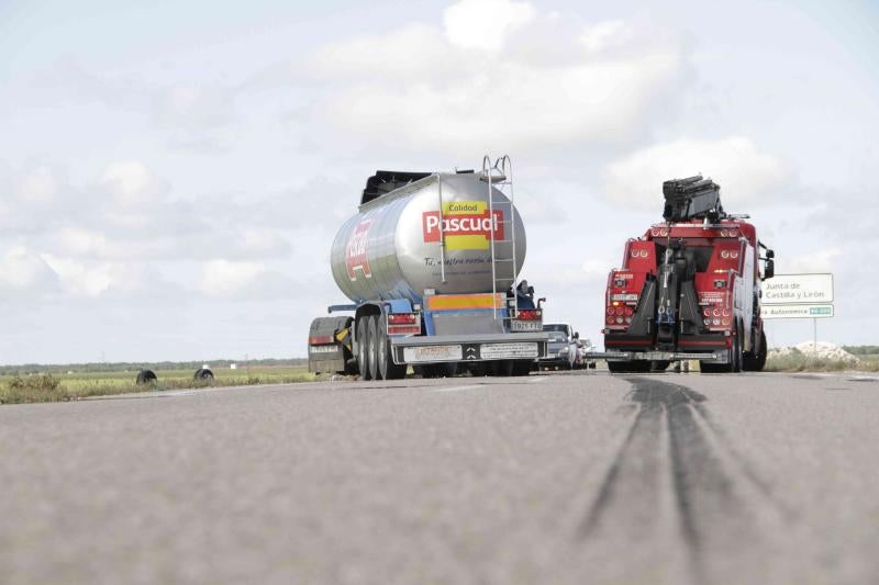 Accidente mortal en Cuéllar