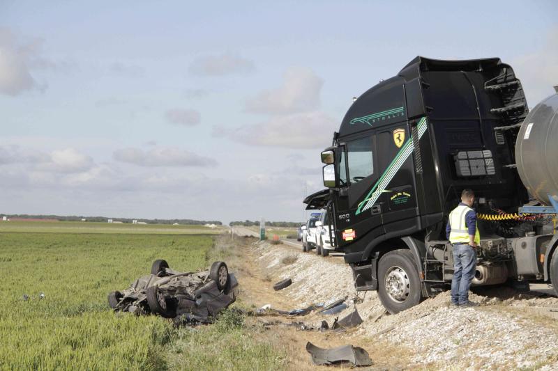 Accidente mortal en Cuéllar