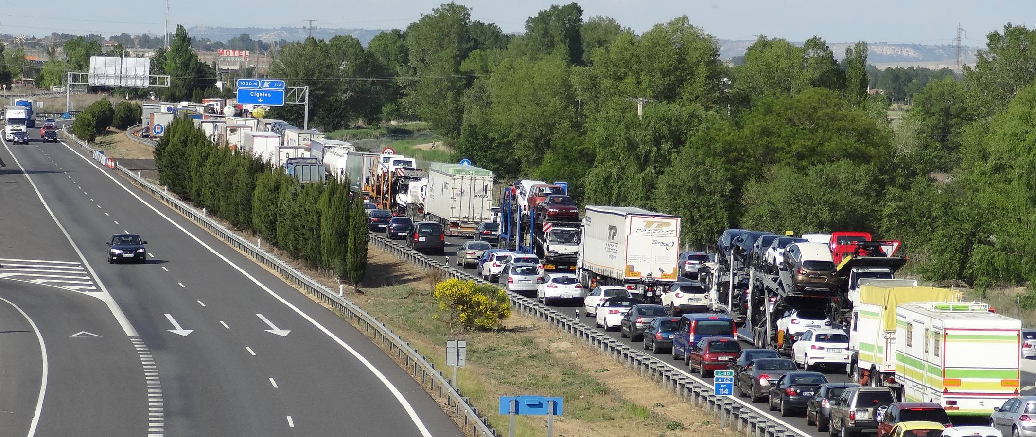 Accidente mortal en la A-62 a la altura de Cabezón de Pisuerga