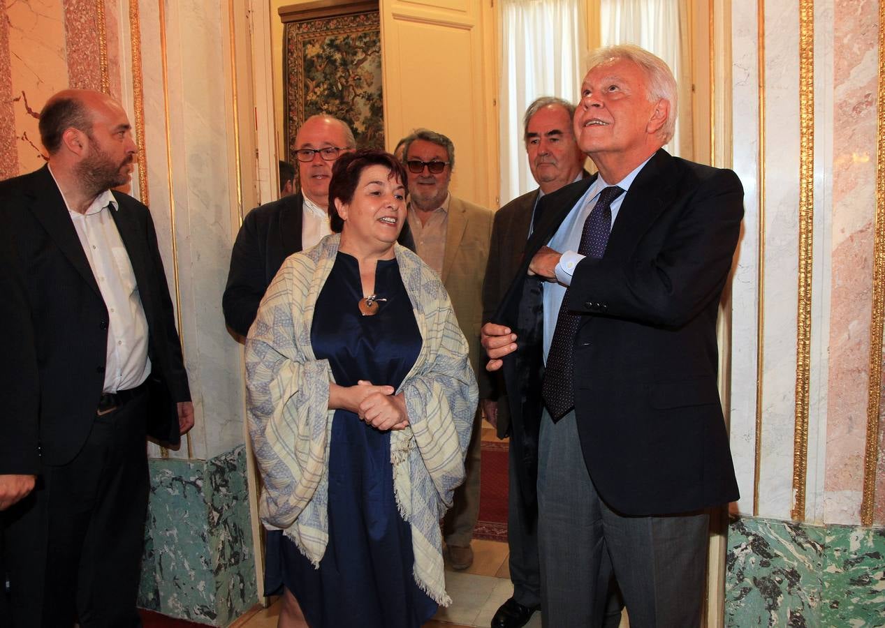 Felipe González visita Segovia