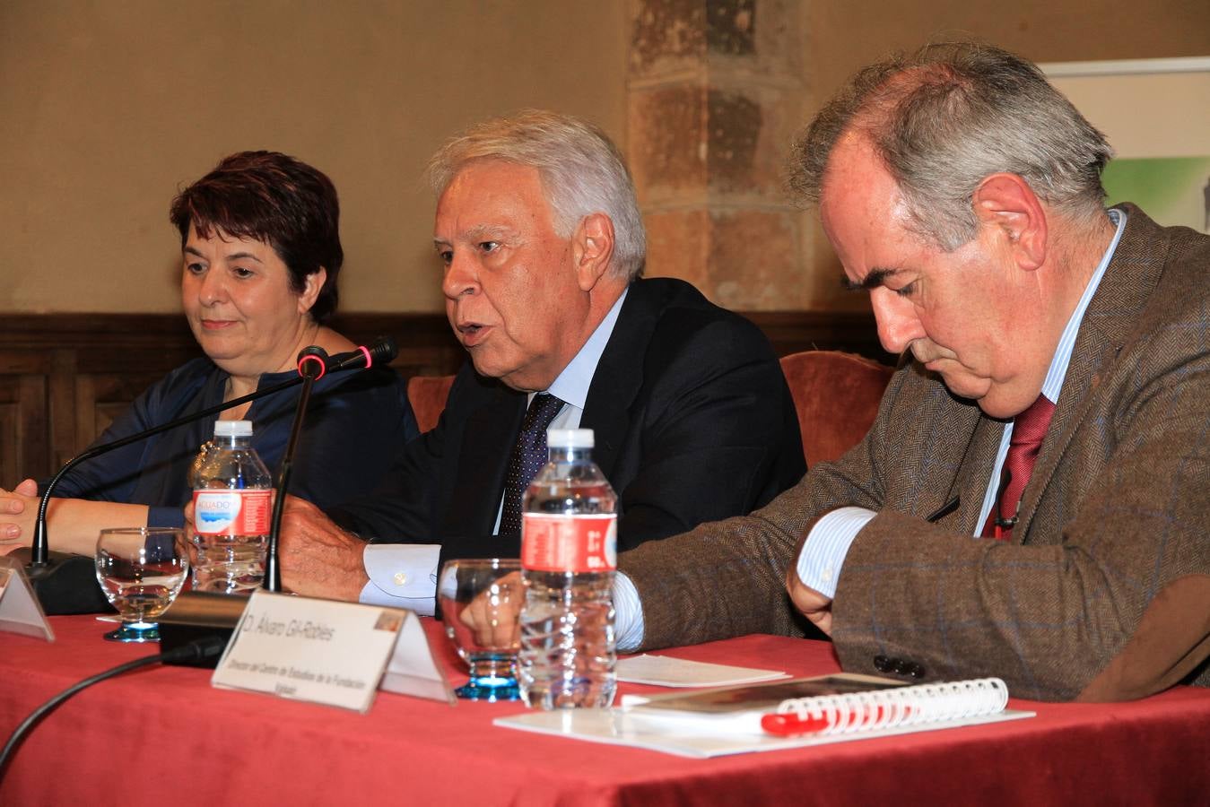 Felipe González visita Segovia