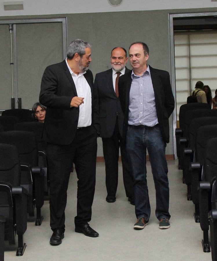 Fermín Herreros, en los VII Encuentros con la Poesía de El Norte de Castilla en Palencia