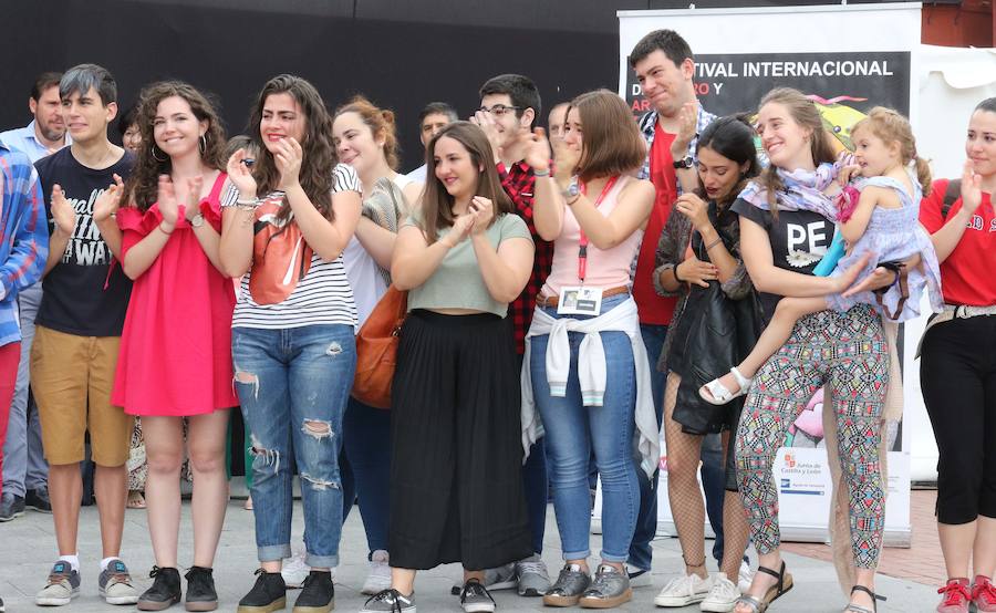 Entrega de premios en el Festival de Teatro de Calle 2017