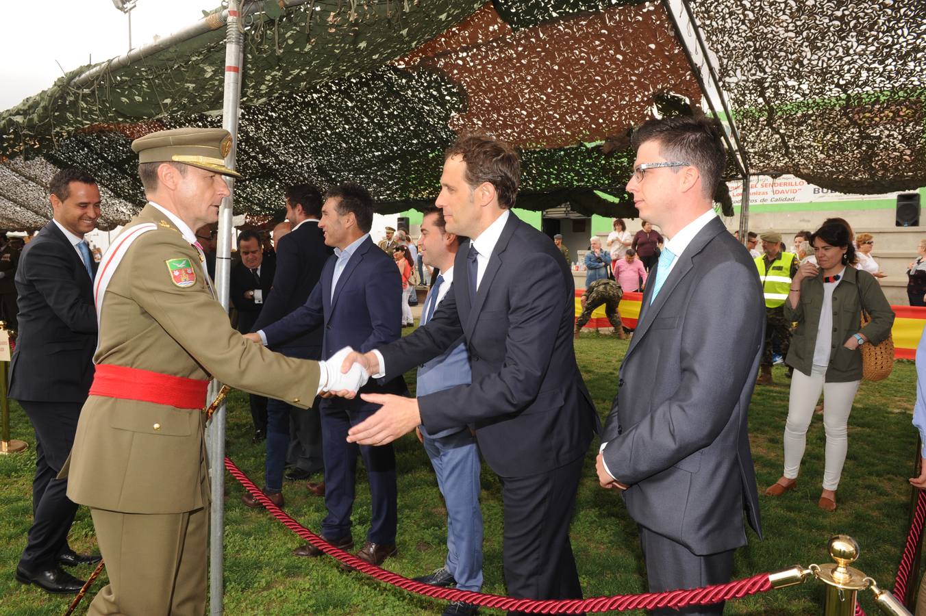 Jura de bandera de civiles en Serrada (Valladolid)