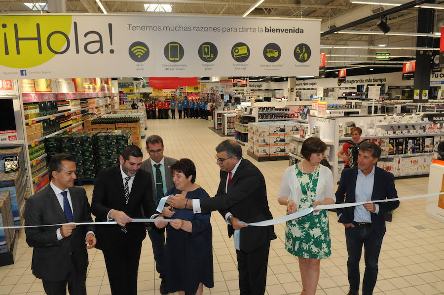 Inauguración de Carrefour en  Segovia