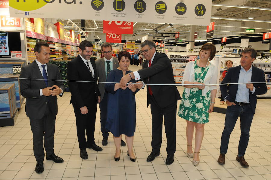 Inauguración de Carrefour en  Segovia