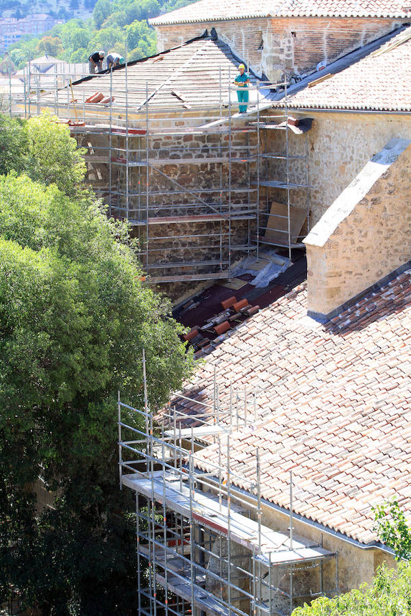 Obras en el Monasterio de Santa María del Parral de Segovia