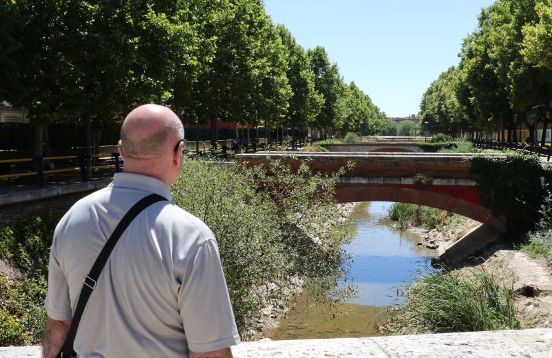 Limpieza del río Esgueva