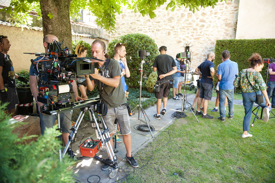 Rodaje de la serie &#039;Gigantes&#039; en Segovia con Daniel Grao