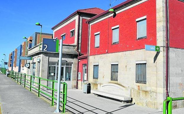 Imagen de la estación de Peñaranda de Bracamonte. 