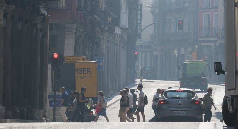 Proviene de un incendio en Orense