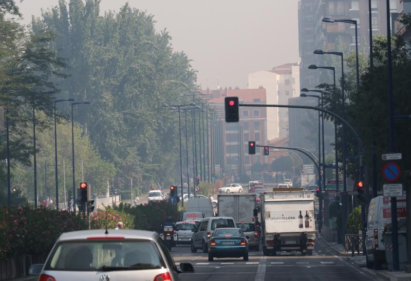 Proviene de un incendio en Orense