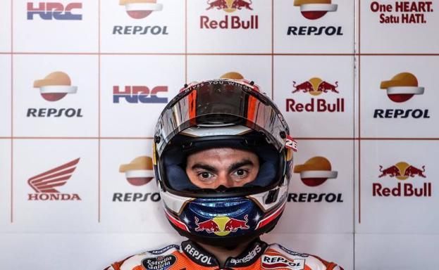 Dani Pedrosa, en la República Checa. 