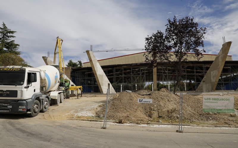 Cómo van las obras en el pabellón de deportes